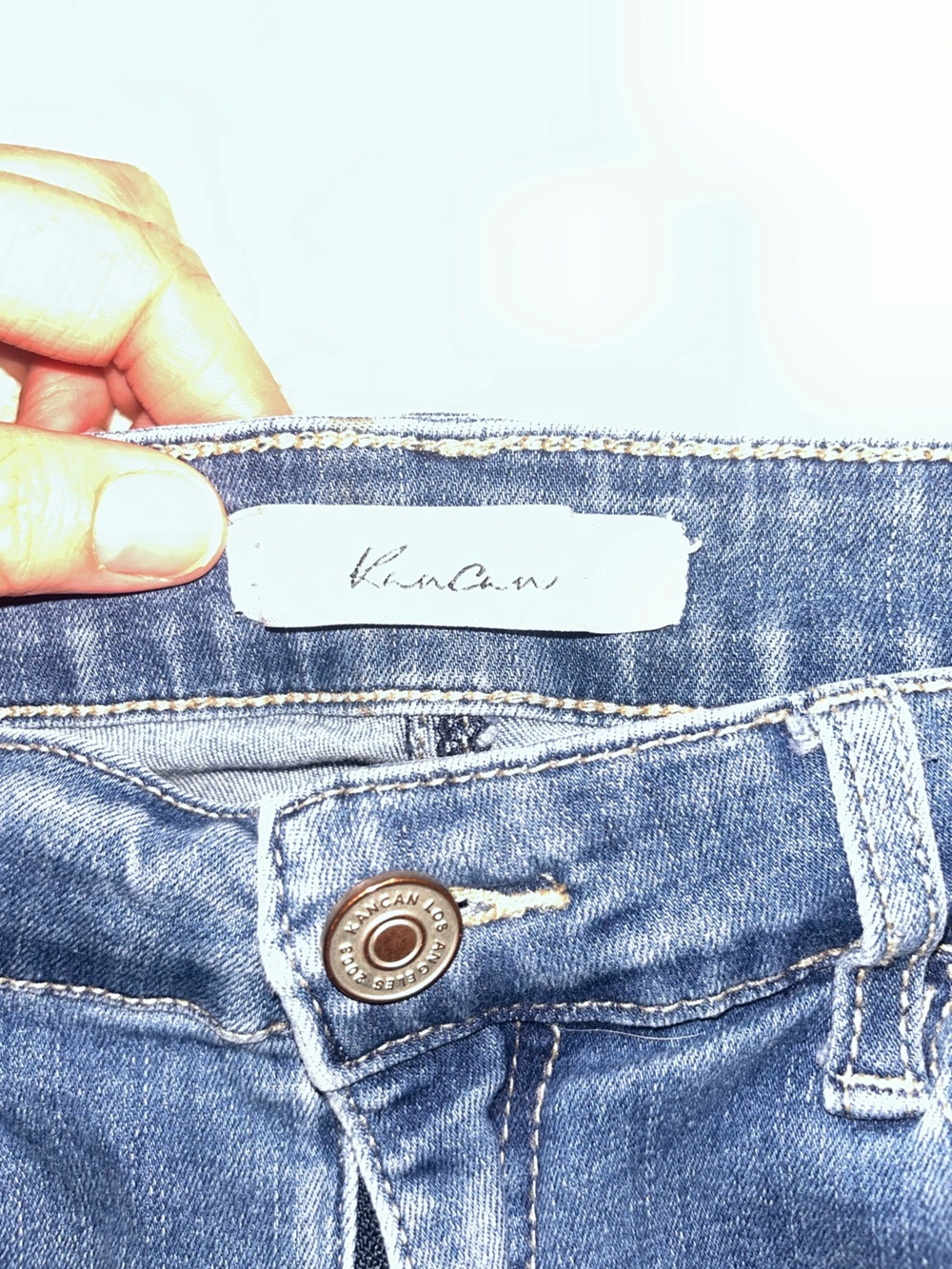 Kancan Classic Blue Skinny Jeans 11x29 - Picture 2 of 5